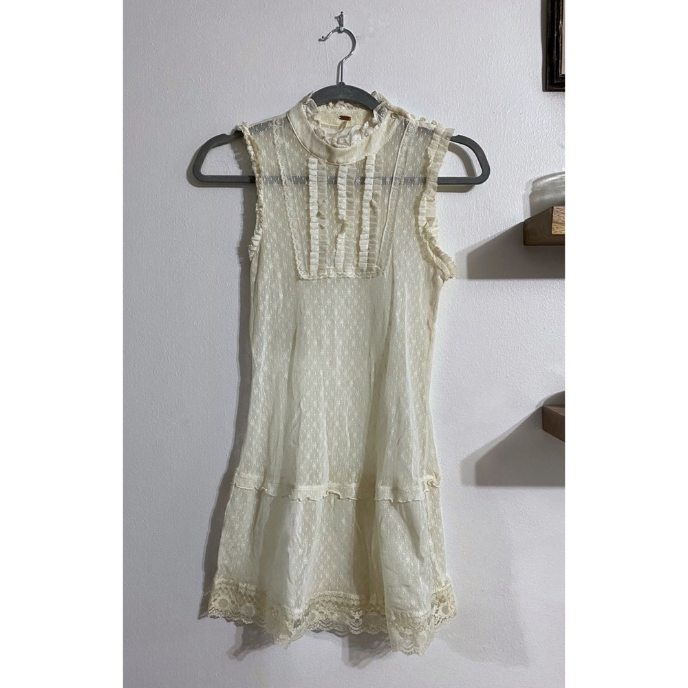 Free People Lace Tunic Dress Top